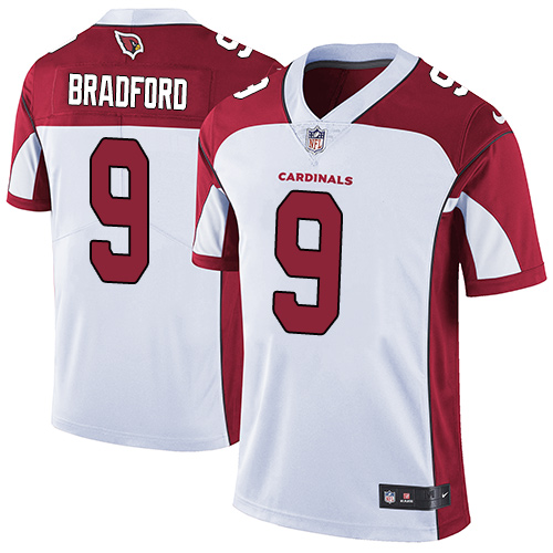 Nike Cardinals #9 Sam Bradford White Men's Stitched NFL Vapor Untouchable Limited Jersey